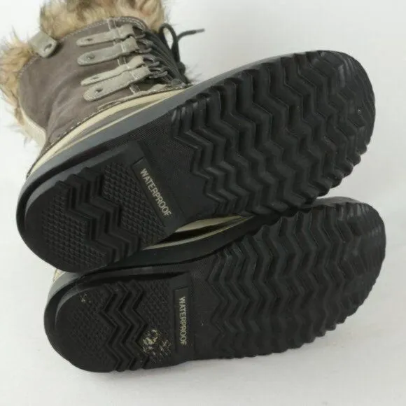 Sorel Joan of Arctic Women's Size 6 Brown Black Waterproof Insulate Winter Boots