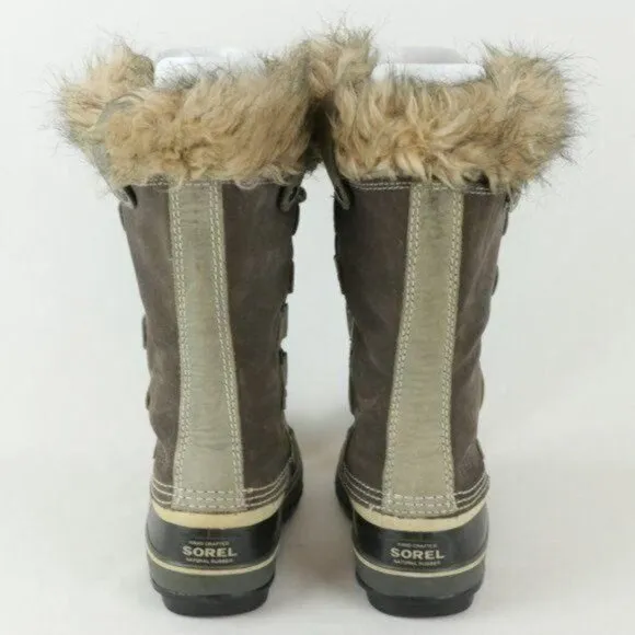 Sorel Joan of Arctic Women's Size 6 Brown Black Waterproof Insulate Winter Boots