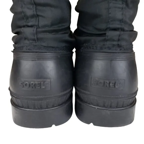 Sorel Kaufman Blizzard Boots Men Snow Winter Wool Insulated Black 10