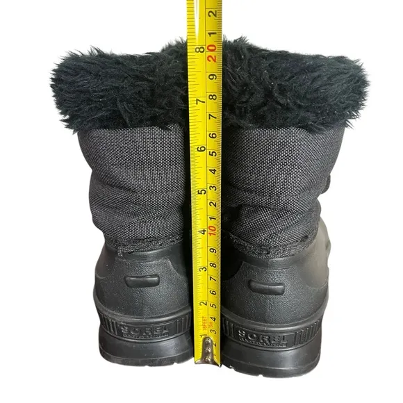 SOREL Kaufman Canada Black Felt Insulated Winter Snow Boots Women’s Size 9
