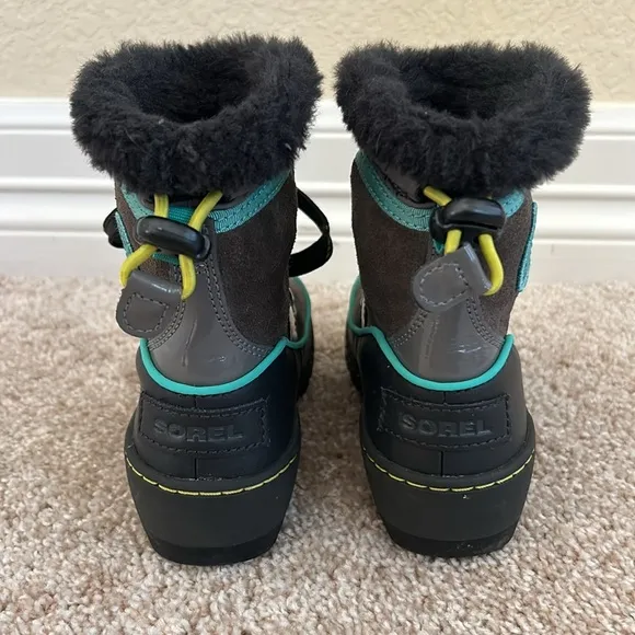Sorel Kids Tivoli III Boots - Teal/Grey