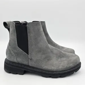 Sorel Lennox Chelsea Waterproof Ankle Rain Boots, Quarry (Grey), Women's 5.5