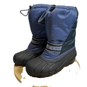 Sorel Men 7 EU 40 Black Blue Snow Winter Boots Insulated Waterproof Bungee