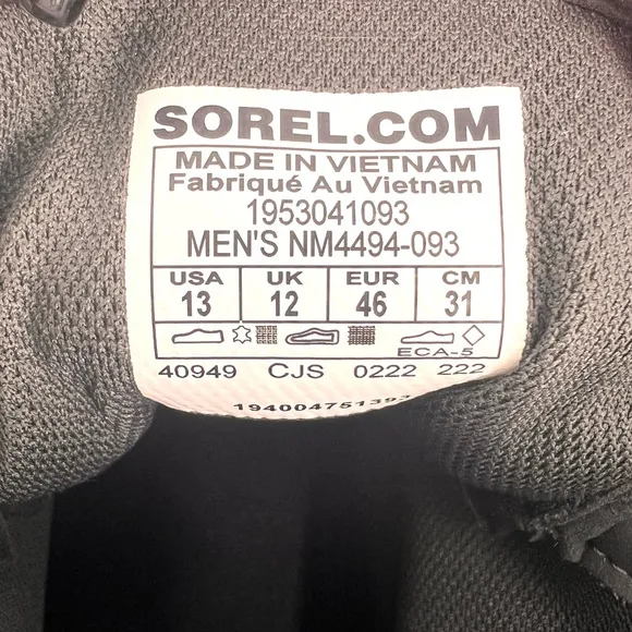 Sorel Men’s Caribou OTM Waterproof Chukka Suede Leather Boots Sz 13 NWOB