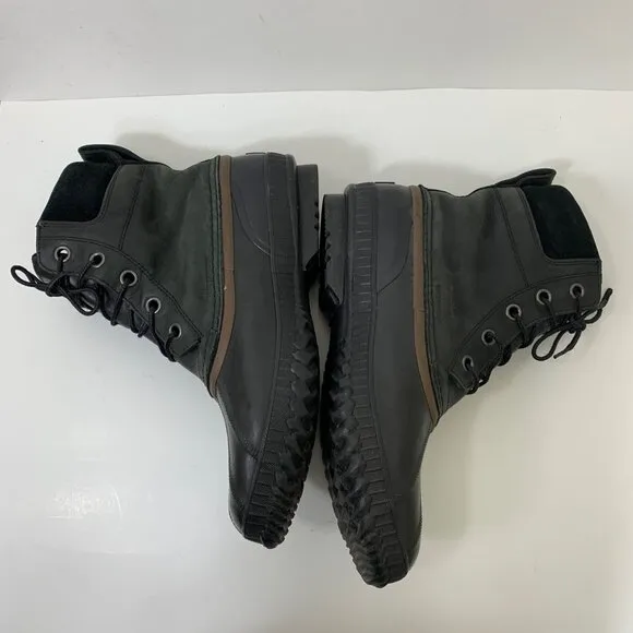 Sorel Men’s Cheyanne Waterproof Lace-up Boots in Black Size 11