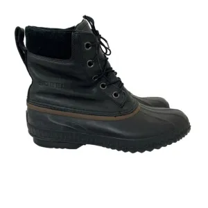 Sorel Men’s Cheyanne Waterproof Lace-up Boots in Black Size 11