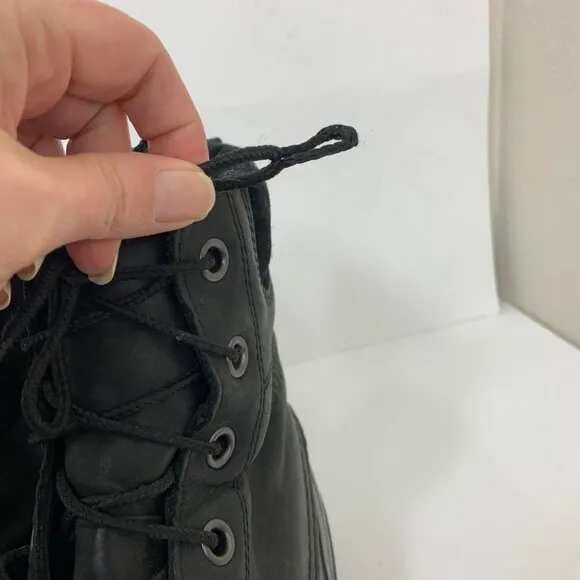 Sorel Men’s Cheyanne Waterproof Lace-up Boots in Black Size 11