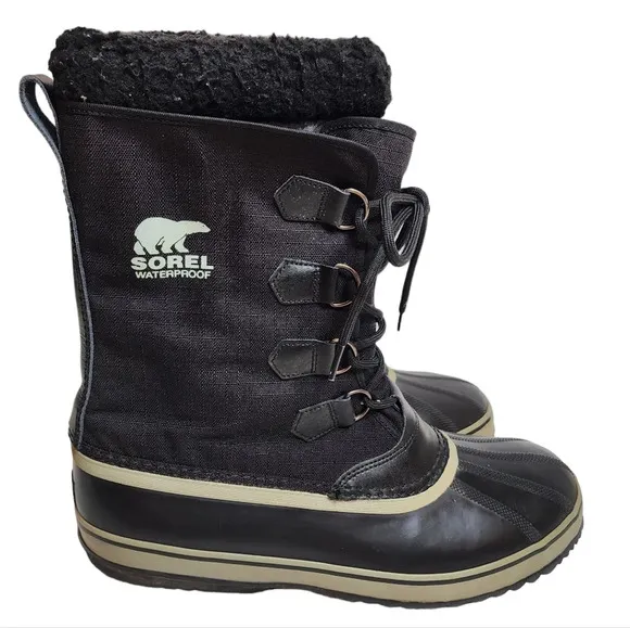 SOREL Men's size 14 1964 Pac Nylon Waterproof Insulated Winter Boots.