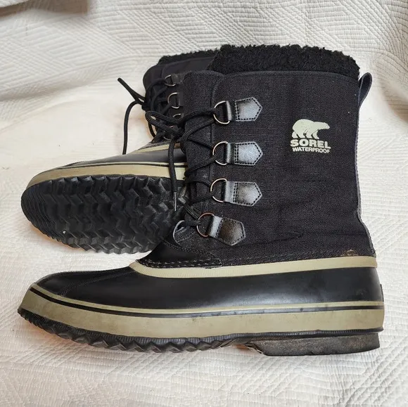 SOREL Men's size 14 1964 Pac Nylon Waterproof Insulated Winter Boots.