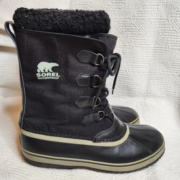 SOREL Men's size 14 1964 Pac Nylon Waterproof Insulated Winter Boots.