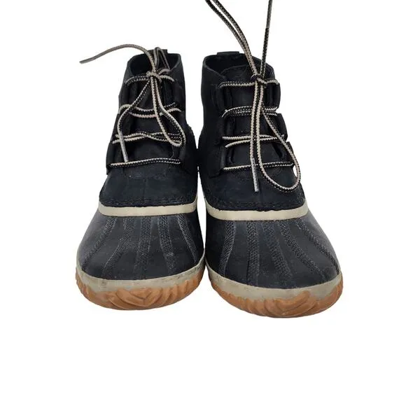 Sorel Out and about Rain Duck Waterproof Women's Ankle Boots Size 7.5