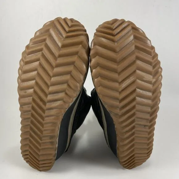 Sorel Out N About Duck Boots Womens Size 6 Ankle Booties Waterproof Rain Black