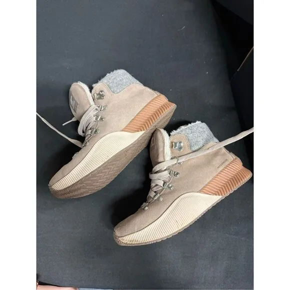 Sorel Out N About III Conquest Waterproof Boots Omega Taupe Gum 2 7