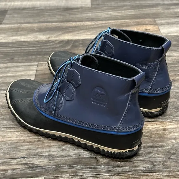 Sorel Out N About Rain Boot Waterproof in Collegiate Navy Blue Size 9.5