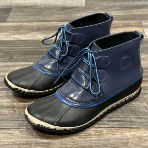 Sorel Out N About Rain Boot Waterproof in Collegiate Navy Blue Size 9.5