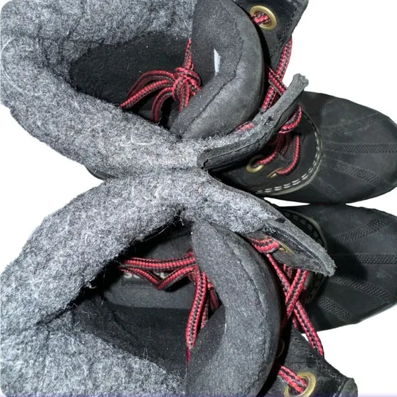 Sorel Slimpack II Lace up Snow-boots Black Size 8.5