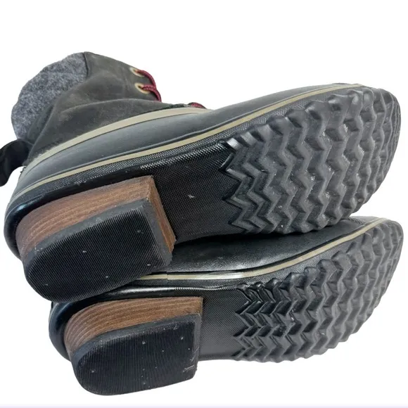 Sorel Slimpack II Lace up Snow-boots Black Size 8.5