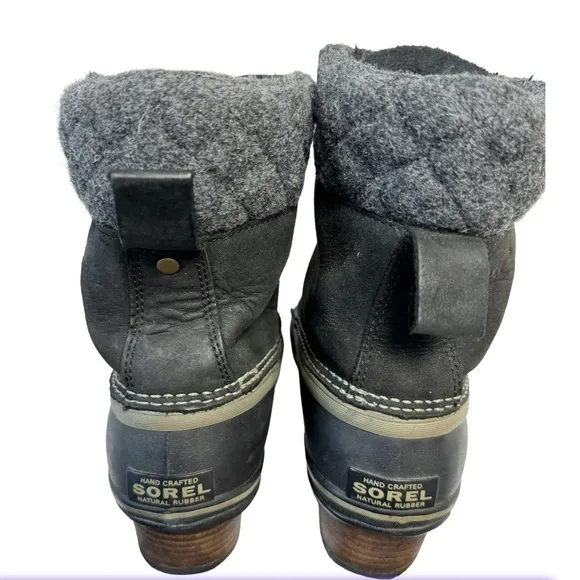Sorel Slimpack II Lace up Snow-boots Black Size 8.5