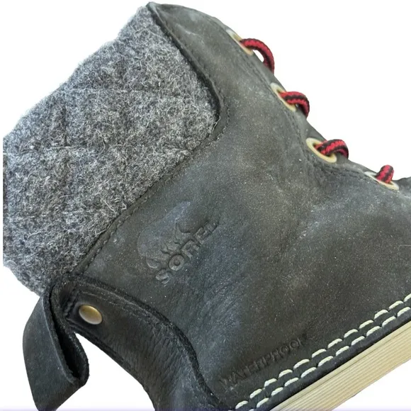 Sorel Slimpack II Lace up Snow-boots Black Size 8.5