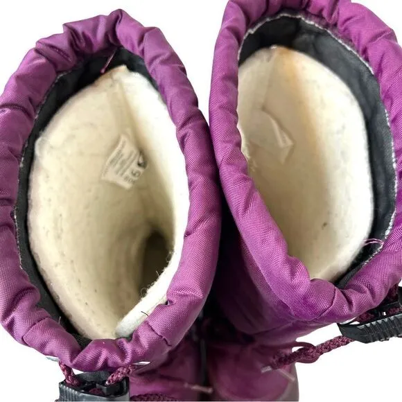 SOREL Snow Boots Insulated Winter Boots in Purple Size 6