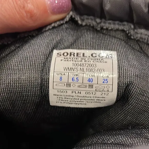 Sorel Snow Lion II woman’s green and grey waterproof and insulated boots