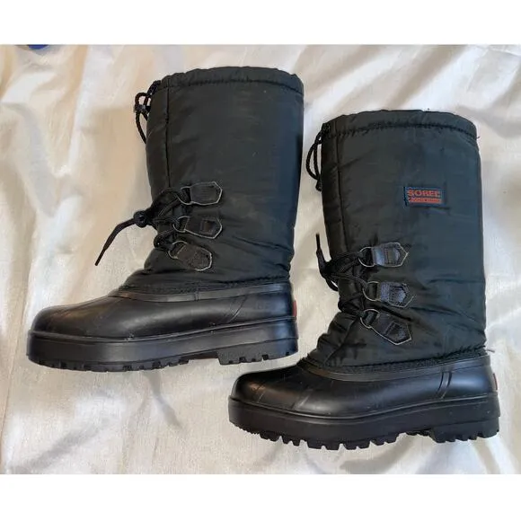 Sorel Snowlion Insulated Winter Boots - Women's Size 6 -‎ Made in Canada