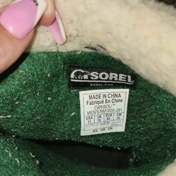 Sorel Tan and Black Men's Rain &amp; Snow Boots