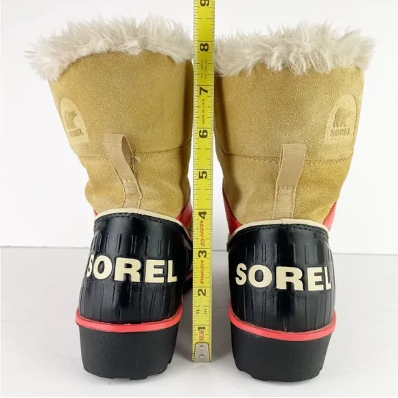 Sorel Tivoli II Waterproof Curry Tan Suede Leather Unisex Winter Rain Snow Boots