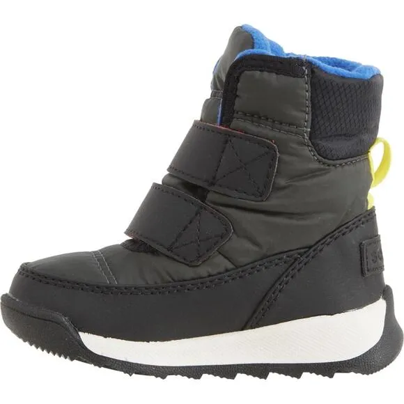Sorel Toddler Boys Whitney II Strap Waterproof Insulated Snow Boots Size 4T NEW