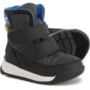 Sorel Toddler Boys Whitney II Strap Waterproof Insulated Snow Boots Size 4T NEW