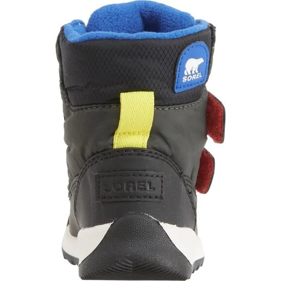 Sorel Toddler Boys Whitney II Strap Waterproof Insulated Snow Boots Size 4T NEW