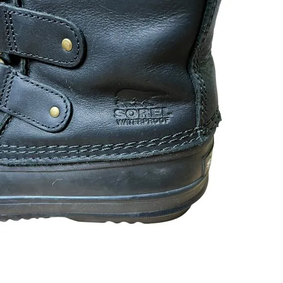 Sorel Tofino II Black Waterproof Boots 8 (2665)