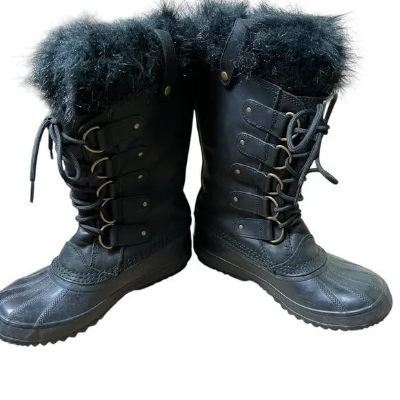 Sorel Tofino II Black Waterproof Boots 8 (2665)