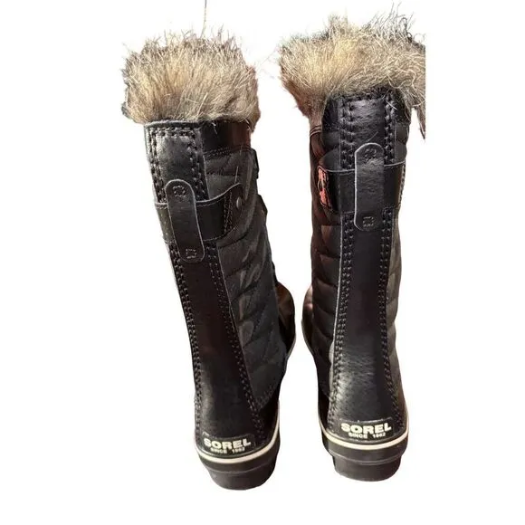 Sorel Tofino II Insulated &amp; Waterproof boots in Black, Stone NWOB  6 1/2