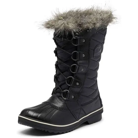 Sorel Tofino II Insulated &amp; Waterproof boots in Black, Stone NWOB  6 1/2