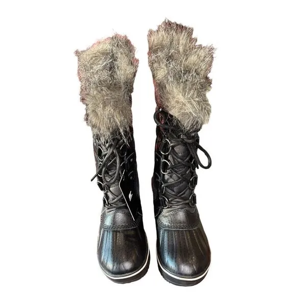 Sorel Tofino II Insulated &amp; Waterproof boots in Black, Stone NWOB  6 1/2