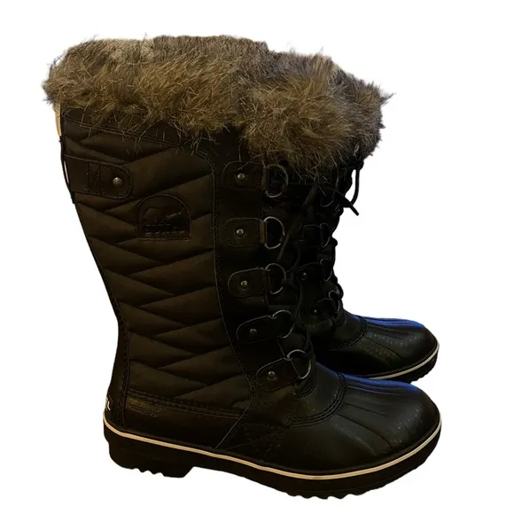 Sorel Tofino II Waterproof Insulated Black Winter Boots - Sz 9