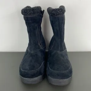 SOREL Waterfall Water Fall Black Waterproof Suede Leather Insulated Boots 10
