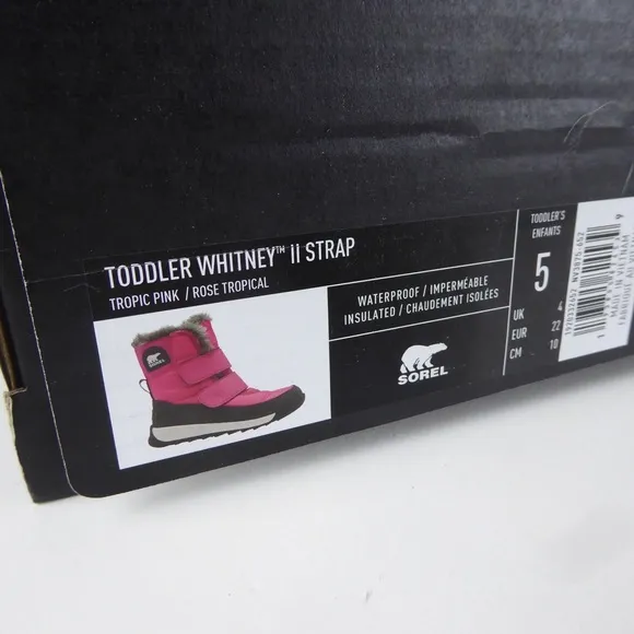 Sorel Whitney II Strap Insulated Waterproof Winter Boots NIB
