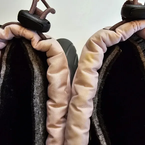 Sorel Winter Snow Boots Insulated Drawstring Purple Pink Size 5