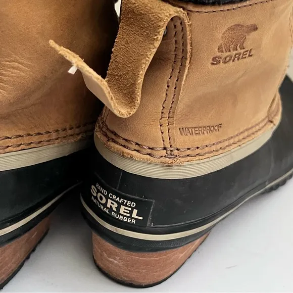 SOREL - Women's 6.5 Slimpack Lace Il Waterproof Insulated Boots Elk/Black
