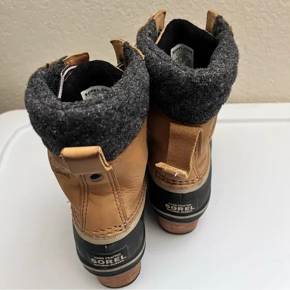 SOREL - Women's 6.5 Slimpack Lace Il Waterproof Insulated Boots Elk/Black