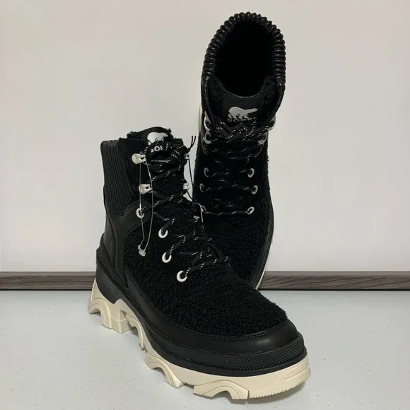 Sorel Women's Brex Cozy Lace Waterproof Boots-Size 9.5 New