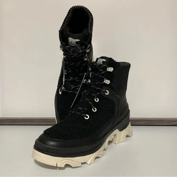 Sorel Women's Brex Cozy Lace Waterproof Boots-Size 9.5 New