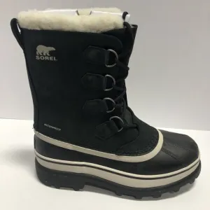 Sorel Women’s Caribou, Black Waterproof Winter Boots, Size 8M