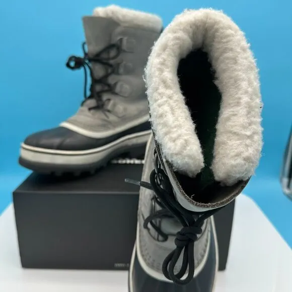 Sorel Women's Caribou Insulated Waterproof Winter Snow Boots, Size‎ 8.5, Grey