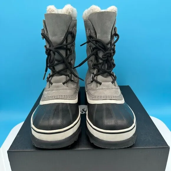 Sorel Women's Caribou Insulated Waterproof Winter Snow Boots, Size‎ 8.5, Grey
