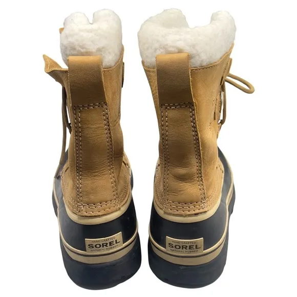 Sorel Women’s Caribou Winter Boots NL1005-280 Buff Size 7