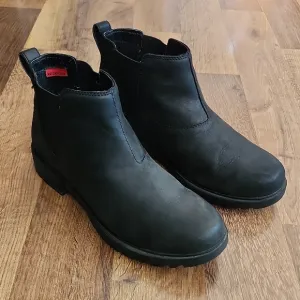 Sorel Womens Emelie II Chelsea Waterproof  Boots In Black/Sea Salt