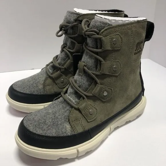 Sorel Women’s Explorer II Joan Felt Waterproof Boots, Size 7.5 M
